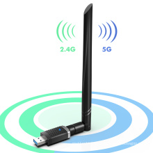 EDUP hot selling 1300Mbps Dual Band USB WiFi Adapter for PC